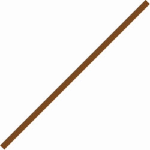 Optul Glass,float stringer,COE 82,transparent,deer brown,code 0105,diameter ca. 2 mm,length ca. 25 cm,10 pieces,item number 3590660-25.