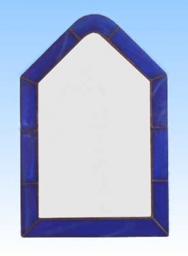 Mirror " Gate ",ca. 25 x 17 cm