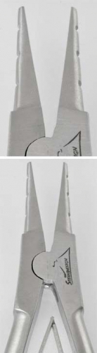 Ring opening pliers with three notches