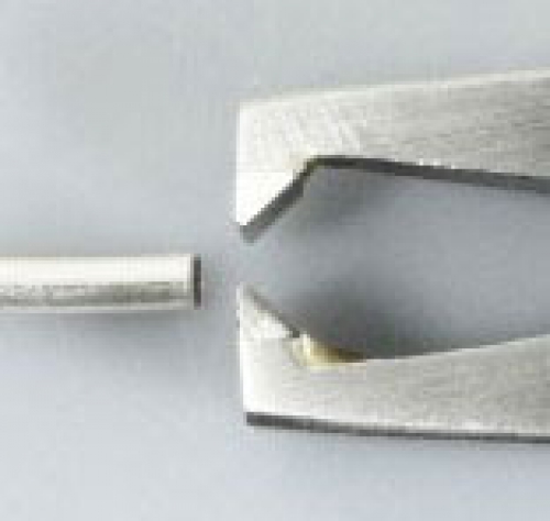 Top-cutter,with hardened steel cutting edge