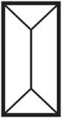 Bevel,pencil,rectangle,ca. 1 x 2",ca. 25,4 x 50,8 mm