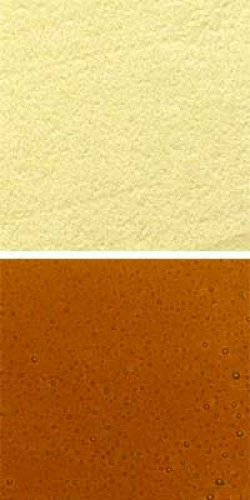 Optul Glass,float powder,COE 82,amber,opalescent,code 0165,1 kg,item number 3591610.Carmen Harusta,Glasinsel ®,Goettingen,Germany.