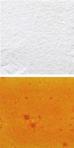 Optul Glass,float powder,COE 82,red,transparent,code 1015,100 g,item number 3592720.Carmen Harusta,Glasinsel ®,Goettingen,Germany.