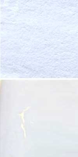 Optul Glass,float powder,COE 82,Code 3100,illustrations by Glasinsel ® Goettingen.