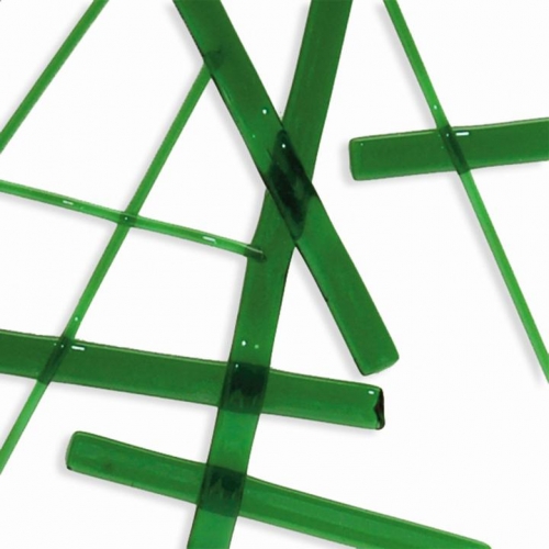 Oceanside glass noodle,System 96,COE 96,dark green,transparent,code 125,length ca. 43 cm,1 piece,item number 9685200.