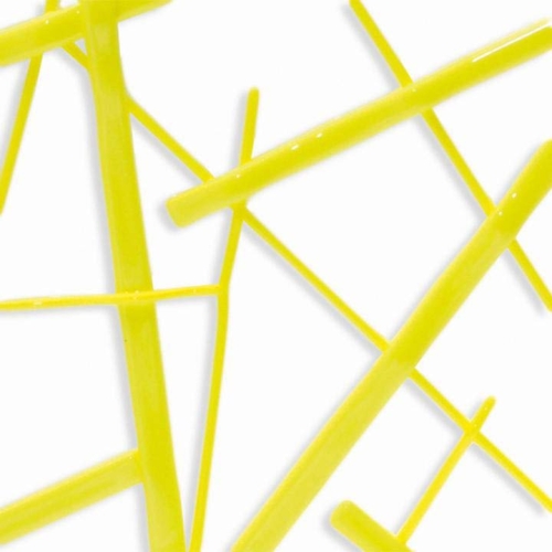 Oceanside glass noodle,System 96,COE 96,yellow,opaque,code 2602,length ca. 43 cm,1 piece,item number 9685800.