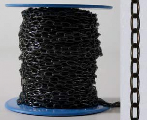 Small picture chain,black,length ca. 25 m,item number 2315002.