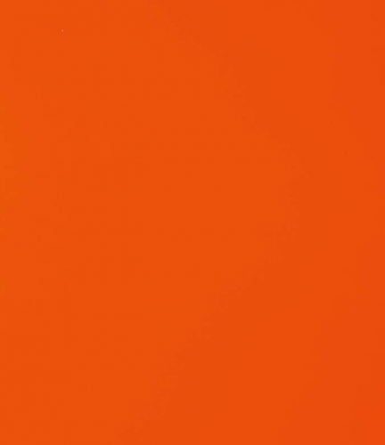 Bullseye Glass,fusible,COE 90,B 0125-30 F,opalescent glass,orange,striker,size ca. 25 x 29 cm,thickness,ca. 3 mm,item number 7720530.