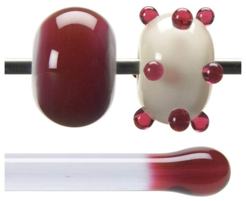 Bullseye Stab,AK 90,preiselbeerrosa,transparent,Code 1311,L. ca. 43 cm