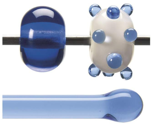 Bullseye Stab,AK 90,hell himmelblau,transparent,Code 1414,L. ca. 43 cm