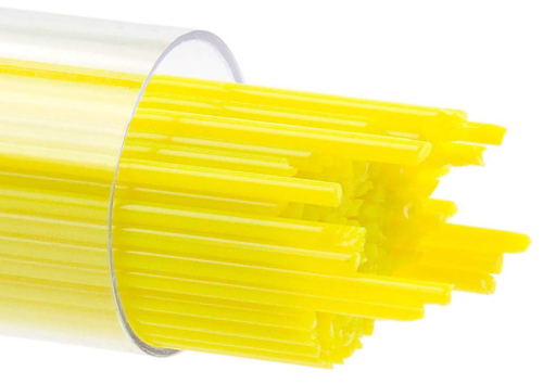 Bullseye stringer,Ø ca. 1 mm,COE 90,opalescent,canary yellow,code 0120,ca. 180 g