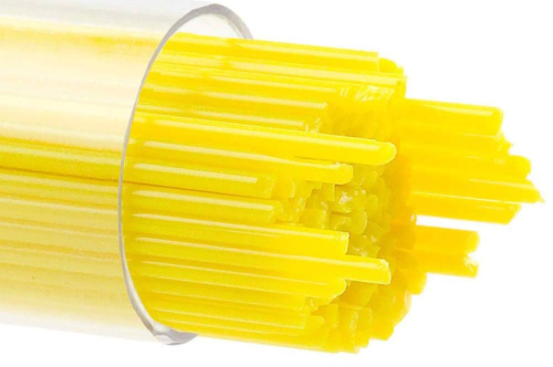 Bullseye stringer,Ø ca. 1 mm,COE 90,opalescent,sunflower yellow,code 0220,ca. 180 g