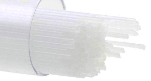 Bullseye stringer,Ø ca. 2 mm,COE 90,dense white,code 0313,ca. 180 g