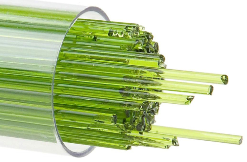 Bullseye stringer,Ø ca. 2 mm,COE 90,transparent,spring green,code 1426,ca. 180 g