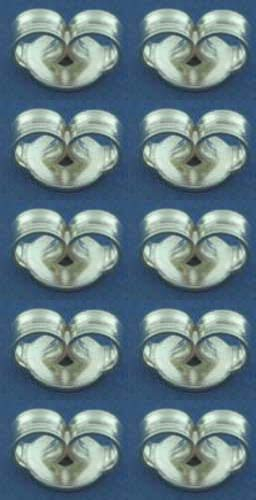 Butterflies,925er Sterling Silber,Ø ca. 5 x 7 mm,10 Stücke,Art.Nr. 3690B-10.