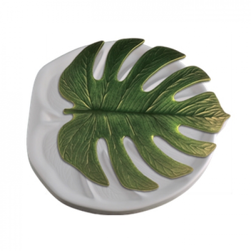 Casting mold " Monstera Leaf ",inside ca. 27 x 28 cm