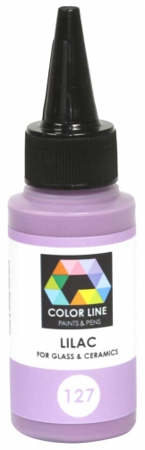 Emaillefarbe für Glas (Ak82,Ak90,Ak96) und Keramik,Color Line 127,lila,ca. 62 g,Artikelnummer 5200127.