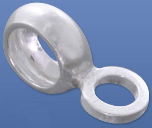 Double ring,diameter ca. 8/5,5 mm and ca. 6/3,4 mm,925 Sterling Silver,item number 3594D.