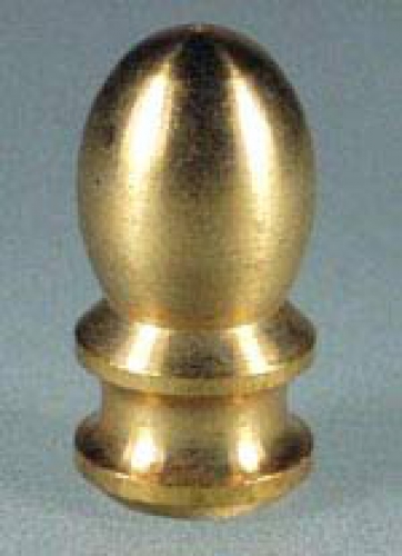 Final " Drop oval ",female thread M10x1,brass,height ca. 30 mm,item number 2113600.