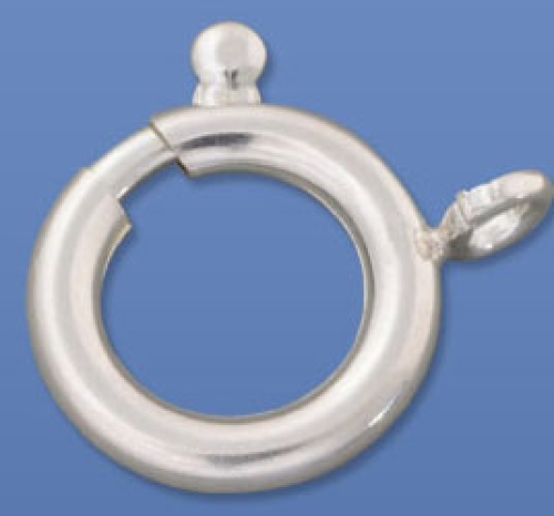 Verschluss,Federring,Durchmesser ca. 18 mm,925er Sterling Silber,Artikelnummer 3525D.