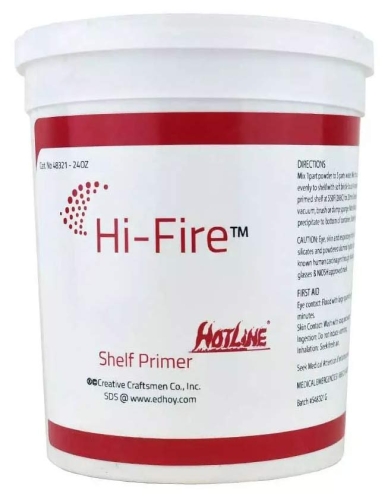Special shelf primer HotLine Hi-Fire,red,0,68 kg,max. 870°C,item number 3565005.