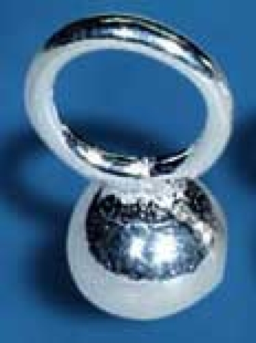 Calotte,inner diameter ca. 2,8 mm,with closed big loop,925 Sterling Silver,item number 3546X.