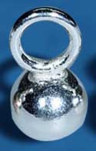 Calotte,inner diameter ca. 3,5 mm,with closed big loop,925 Sterling Silver,item number 3548X.