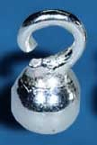 Calotte,inner diameter ca. 2,8 mm,with open small loop,925 Sterling Silver,item number 3546.