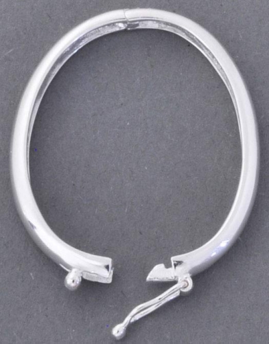 Closures,scarf holders,oval,diameter ca. 26 x 20 mm,925 Sterling Silver,2 pieces,item number 3597L-2.