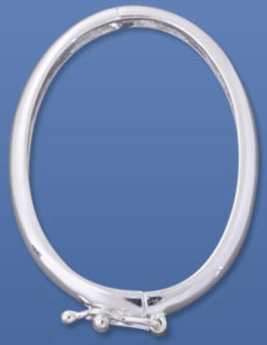 Closure,scarf holder,oval,diameter ca. 26 x 20 mm,925 Sterling Silver,item number 3597L.