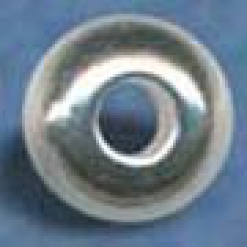 Intermediate part,Sterling Silver,bead,diameter ca. 10 mm,with hole,diameter ca. 3,5 mm
