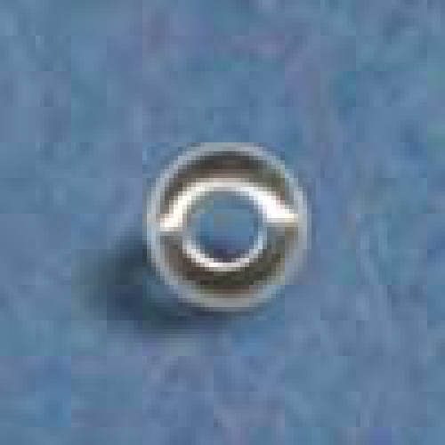 Intermediate part,Sterling Silver,bead,diameter ca. 4 mm,with hole,diameter ca. 1,8 mm