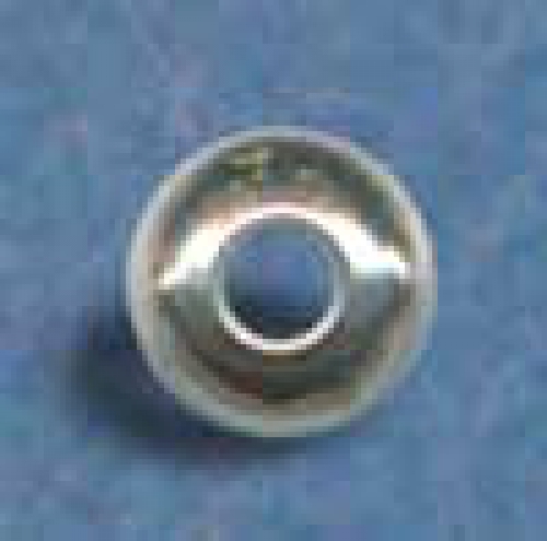Intermediate part,Sterling Silver,bead,diameter ca. 6 mm,with hole