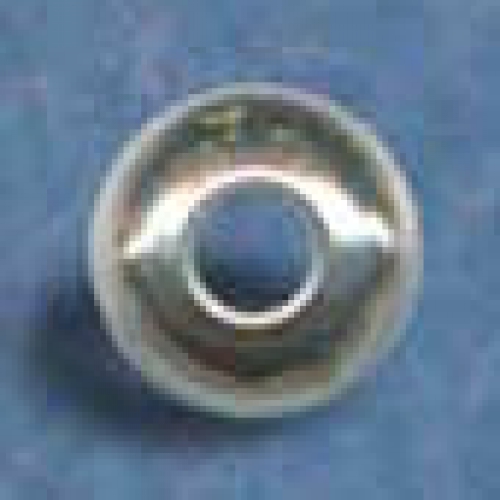 Intermediate part,Sterling Silver,bead,diameter ca. 7 mm,with hole,diameter ca. 2,5 mm