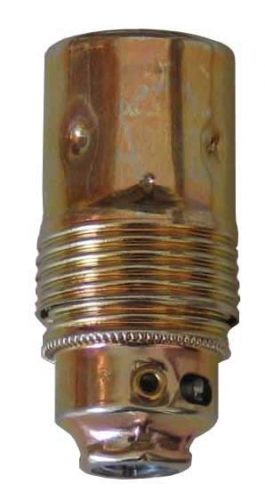Socket,E14,brass,max. 60 Watt,item number 2019000.