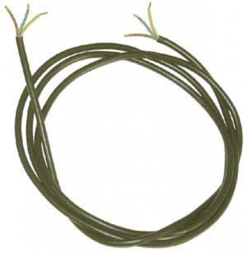 Lamp cable with wire end ferrules,3-way,gold-coloured,length ca. 1,4 m,item number 2011500-14.
