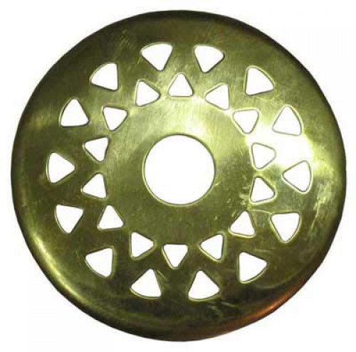 Lampenkappe,rund,Messing,perforiert,Durchmesser ca. 5 cm,Artikelnummer 2215000.