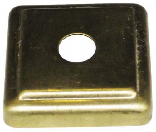 Lamp cap,square,brass,ca. 4,3 x 4,3 cm,item number 2227000.