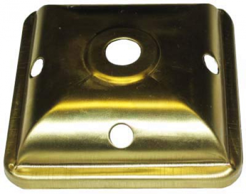 Lamp cap,square,brass,ca. 7,2 x 7,2 cm,item number 2227400.