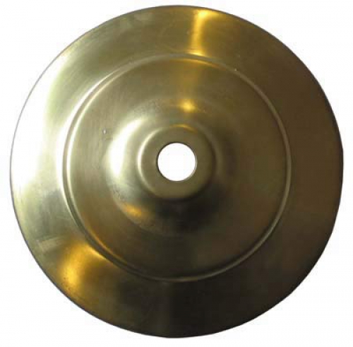 Lamp cap,round,brass,standard,diameter ca. 10,5 cm,item number 2212200.