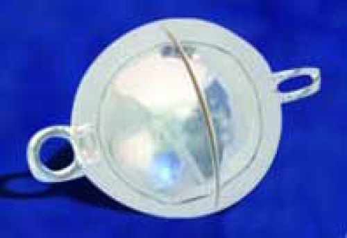 Magnetic lock,ball,diameter ca. 8 mm,925 Sterling Silver,item number 3492AA.