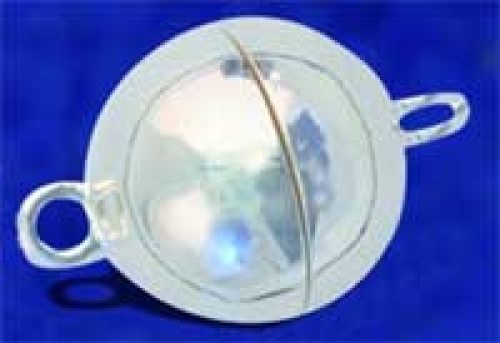 Magnetic lock,ball,diameter ca. 14 mm,925 Sterling Silver,item number 3492L.