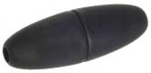 Magnetic lock " Olive ",diameter ca. 11 mm,length ca. 32 mm,for strap diameter max. 3 mm,plastic,black,matt,item number 4603SM.