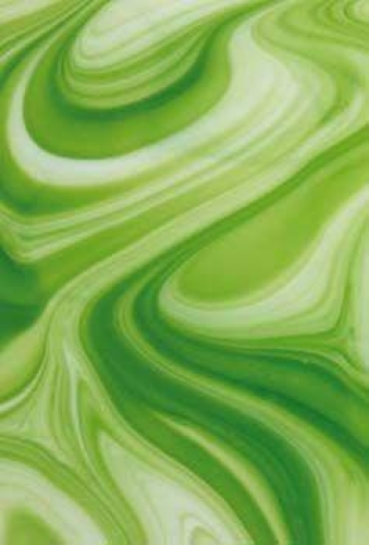 Spectrum Glass,fusible,System 96,COE 96,Sp OpalArt 325-52 F,SourApple,opalescent,firelight,moss green,ca. 20 x 30 cm,item number 9657000.