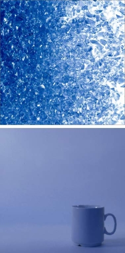 Oceanside Glass,frit,medium,System 96,COE 96,transparent,pale blue,code 1308,ca. 100 g,item number 9670612.