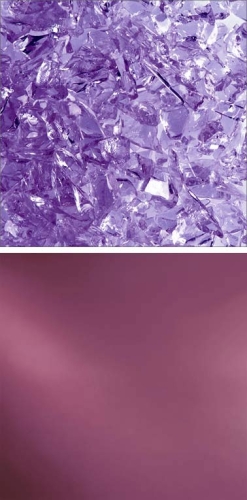 Oceanside Glass,frit,coarse,System 96,COE 96,transparent,light purple,code 142,ca. 100 g,item number 9671013.