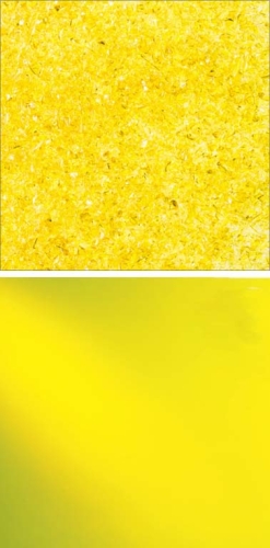 Oceanside Glass,frit,medium,System 96,COE 96,transparent,yellow,code 161,ca. 100 g,item number 9671312.
