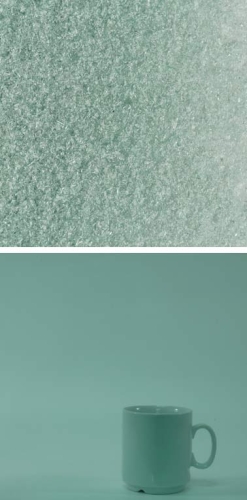 Oceanside Glass,frit,fine,System 96,COE 96,transparent,sea green,code 5281,ca. 100 g,item number 9671811.