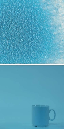 Oceanside Glass,frit,fine,System 96,COE 96,transparent,sky blue,code 5331,ca. 100 g,item number 9671911.