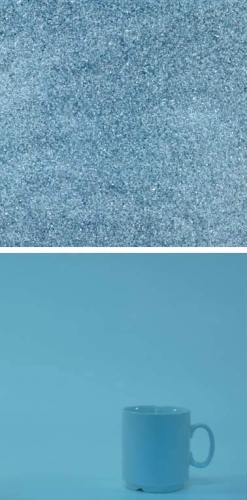 Oceanside Glass,frit,fine,System 96,COE 96,transparent,oceanside blue,grey blue,light steel,code 5382,ca. 100 g,item number 9672116.